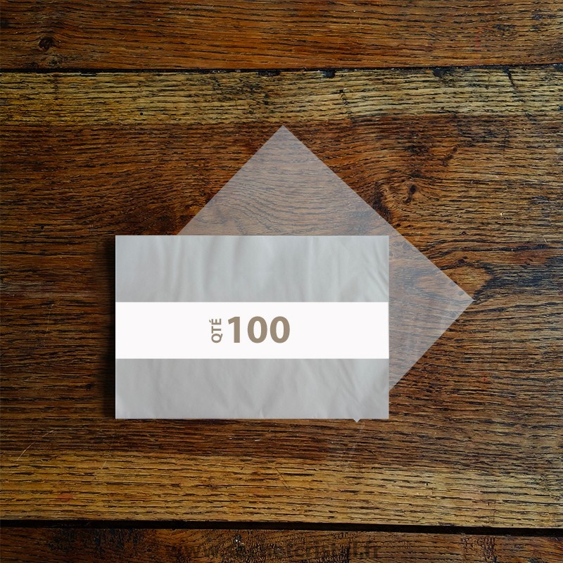 Feuilles pour savon en papier cristal 120 x 180 mm