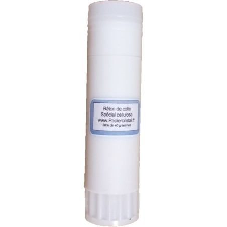 Bâton de colle spécial sachet cellulose
