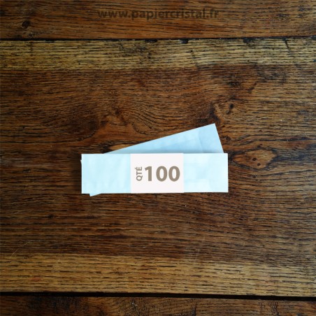 100 Étuis cristal 42 x 140 plus rabat 20mm