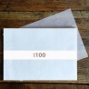 Feuilles A3 en papier cristal gaufré avec motif quadrillé