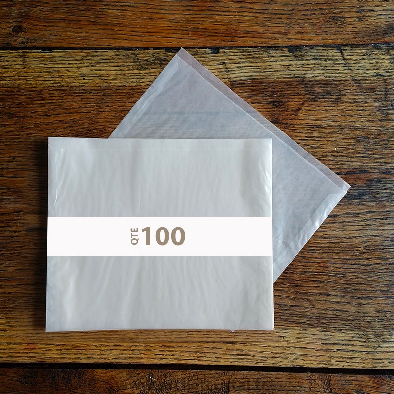 Pochettes cristal 250 x 188 rabat 4 mm