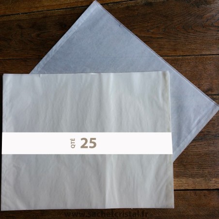Pochettes cristal 530 x 418 rabat 4 mm